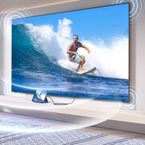 Ugreen Micro HDMI/HDMI 2.1, 2 m kaina ir informacija | Kabeliai ir laidai | pigu.lt