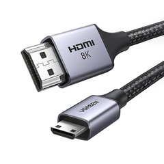 Ugreen Mini HDMI/HDMI, 2 m цена и информация | Кабели и провода | pigu.lt