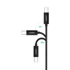 Kabelis spausdintuvui, fakso skaitytuvui, USB-C - USB-B, 1m, juodas kaina ir informacija | Adapteriai, USB šakotuvai | pigu.lt