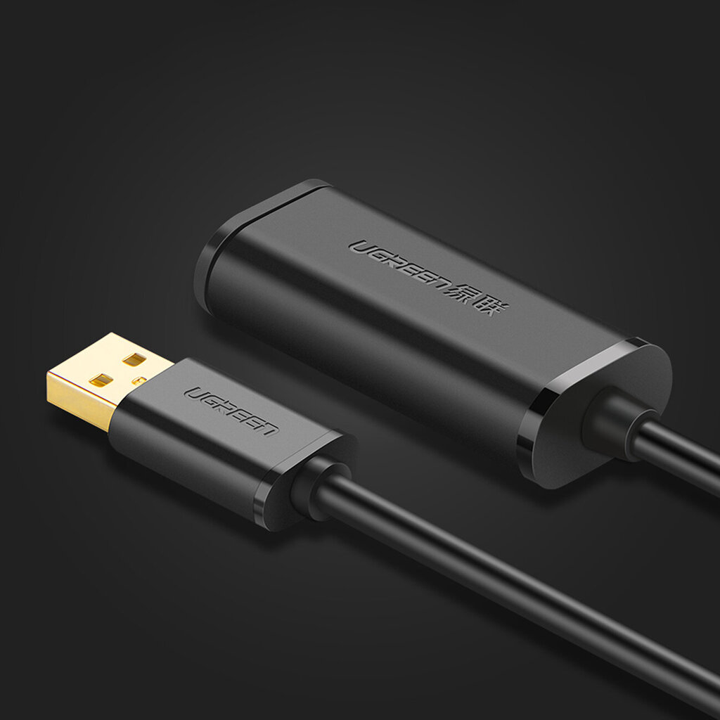 Ugreen USB-A 2.0, 25 m kaina ir informacija | Kabeliai ir laidai | pigu.lt