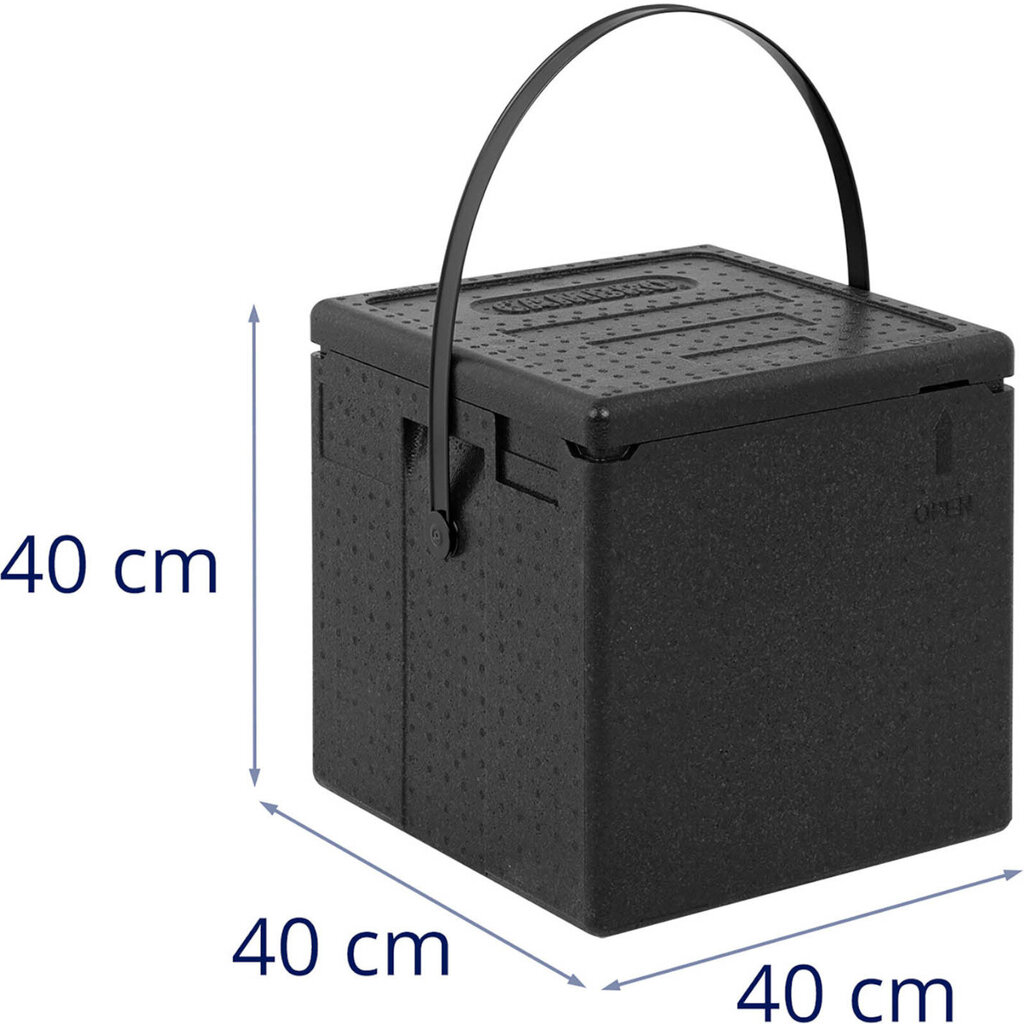 Termo dėžė picai transportuoti, 33x33x4 cm kaina ir informacija | Maisto saugojimo  indai | pigu.lt