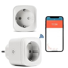 Išmanusis Wifi elektros lizdas su Tuya/Smartlife programėle Livman EU02 kaina ir informacija | Elektros jungikliai, rozetės | pigu.lt