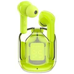 Acefast In-Ear TWS Bluetooth Green цена и информация | Наушники | pigu.lt