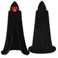 Pelerina su gobtuvu ir LED kaukė Raaibb, juoda цена и информация | Karnavaliniai kostiumai | pigu.lt