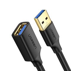 USB 3.0 ilgintuvas, 2 m, juodas kaina ir informacija | Adapteriai, USB šakotuvai | pigu.lt