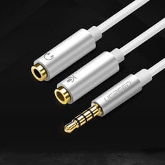 3,5 mm mini lizdo adapterio skirstytuvas - 2 x 3,5 mm mini lizdas mikrofonas ir ausinės juodos цена и информация | Адаптеры, USB-разветвители | pigu.lt