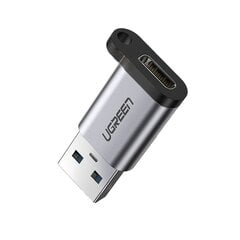 Adapterio kištukas iš USB-C į USB 5Gb/ s, pilkas kaina ir informacija | Adapteriai, USB šakotuvai | pigu.lt