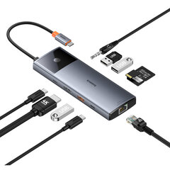 Baseus Metal Gleam цена и информация | Адаптеры, USB-разветвители | pigu.lt