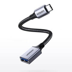 USB-C į USB-A 5Gb/ s laido adapteris 15cm juodas цена и информация | Адаптеры, USB-разветвители | pigu.lt