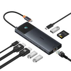 Baseus Metal Gleam 1023140 цена и информация | Адаптеры, USB-разветвители | pigu.lt