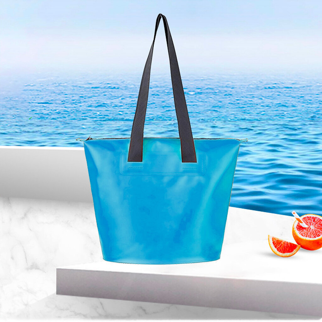 Vandeniui atsparus krepšys PVC, 1 vnt kaina ir informacija | Vandeniui atsparūs maišai, apsiaustai nuo lietaus | pigu.lt