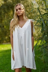 Платье женское Makadamia, белое цена и информация | Платья | pigu.lt