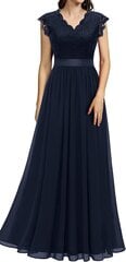 Длинное женское платье Dressystar, синее цена и информация | Платья | pigu.lt