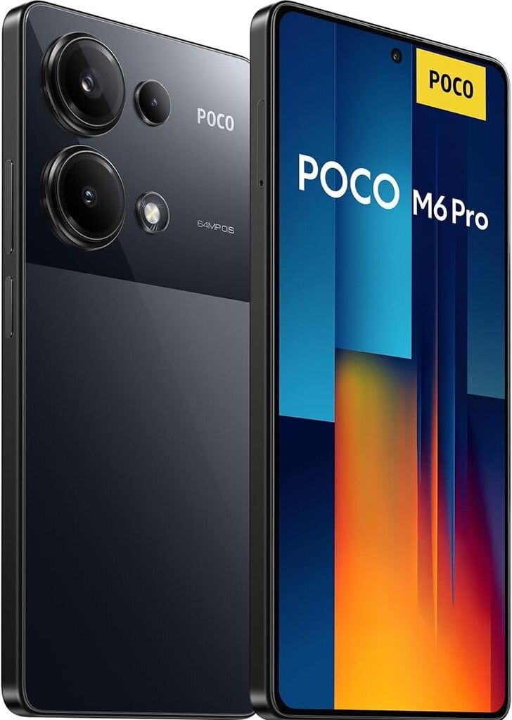 Poco M6 Pro 8/256gb Black цена и информация | Mobilieji telefonai | pigu.lt