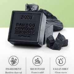 Anglies muilas Zozu Bamboo Charcoal Acaricidal Soap, 100 g kaina ir informacija | Muilai | pigu.lt