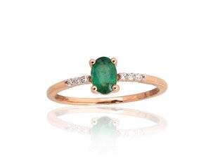 Auksinis žiedas su deimantais moterims Diamond Sky „Grace XIII“ DS01G703 kaina ir informacija | Žiedai | pigu.lt