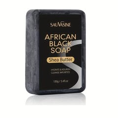 Африканское черное мыло с маслом ши Sauvasine, 100  г цена и информация | Мыло | pigu.lt