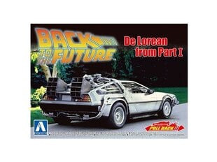 Surenkamas modelis Aoshima DeLorean DMC-12 Back to the Future , 1/43 цена и информация | Конструкторы и кубики | pigu.lt