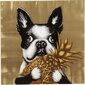 Paveikslėlis Paliestas šuo su ananasu 80x80cm kaina ir informacija | Reprodukcijos, paveikslai | pigu.lt