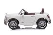 Vienvietis vaikiškas elektromobilis Aosom Bentley Mulsanne, baltas kaina ir informacija | Elektromobiliai vaikams | pigu.lt