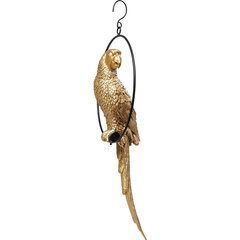 Kare Design statulėlė Swinging Parrot Gold, 57 cm kaina ir informacija | Interjero detalės | pigu.lt