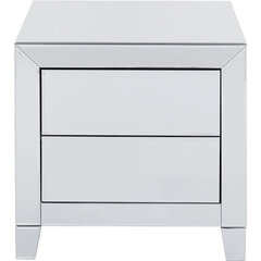 Komoda Small Prabangus Push 2 Drawers, pilka kaina ir informacija | Stalčiai, patalynės dėžės | pigu.lt