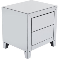 Komoda Small Prabangus Push 2 Drawers, pilka kaina ir informacija | Stalčiai, patalynės dėžės | pigu.lt