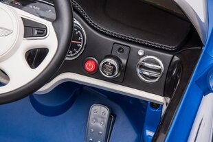 Vienvietis vaikiškas elektromobilis Aosom Bentley Mulsanne, mėlynas kaina ir informacija | Elektromobiliai vaikams | pigu.lt