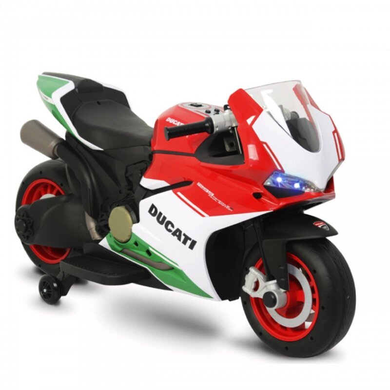 Vaikiškas elektrinis motociklas Feber Moto Ducati kaina ir informacija | Elektromobiliai vaikams | pigu.lt