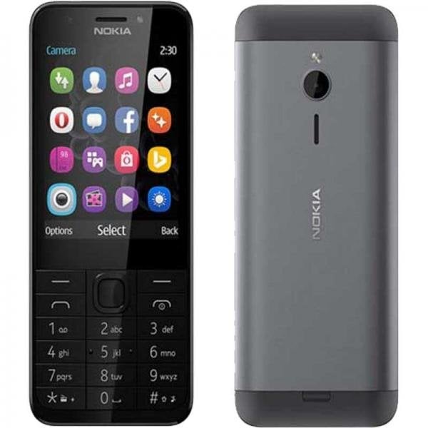 Nokia 230 Dual SIM, Dark silver kaina ir informacija | Mobilieji telefonai | pigu.lt