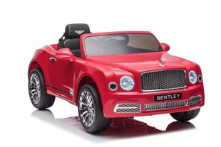 Vienvietis vaikiškas elektromobilis Aosom Bentley Mulsanne, raudonas kaina ir informacija | Elektromobiliai vaikams | pigu.lt