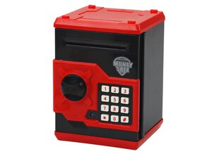 Elektroninis banknotų seifas Lean Toys, raudonas kaina ir informacija | Žaislai berniukams | pigu.lt