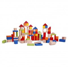 классический мир деревянных блоков 100 шт. цена и информация | Конструкторы и кубики | pigu.lt