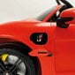 Vienvietis vaikiškas elektrinis automobilis Injusa Porsche Taycan 12V, raudonas kaina ir informacija | Elektromobiliai vaikams | pigu.lt