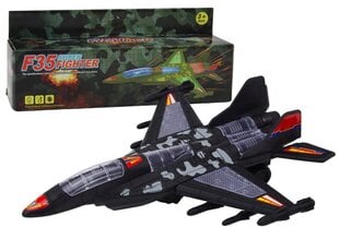 F35 karinis naikintuvas Lean Toys, juodas kaina ir informacija | Žaislai berniukams | pigu.lt