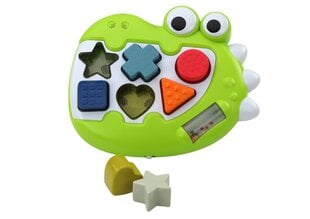 Sensorinis rūšiuoklis Lean Toys Dinozauras kaina ir informacija | Žaislai kūdikiams | pigu.lt