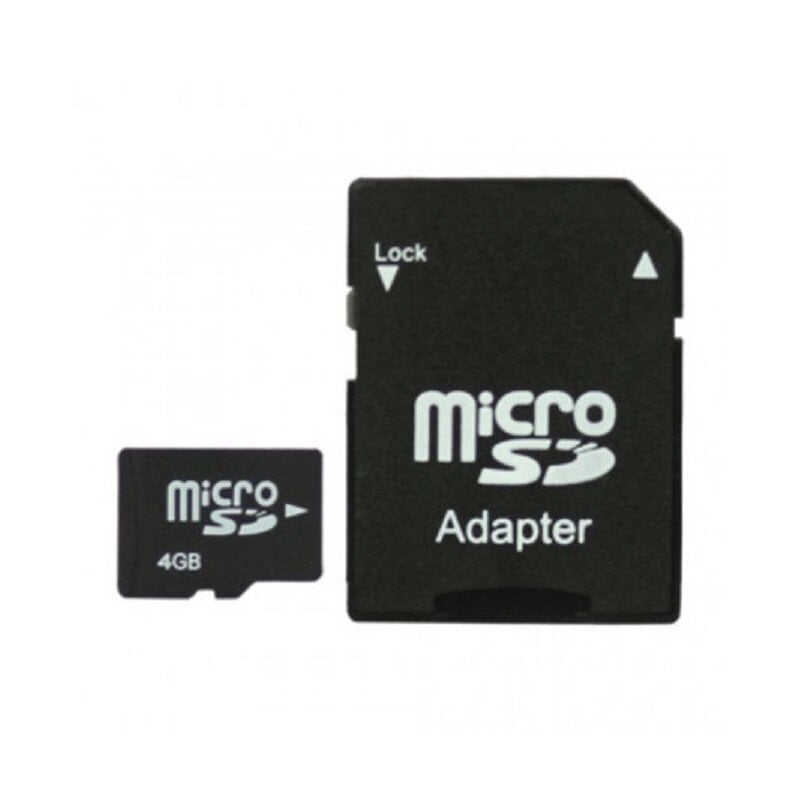 Micro SD HC 4GB kaina ir informacija | Atminties kortelės telefonams | pigu.lt