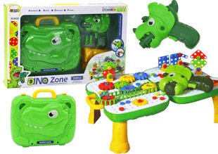 Konstruktorius su žaisliniu grąžtu Lean Toys Dino Zone kaina ir informacija | Konstruktoriai ir kaladėlės | pigu.lt