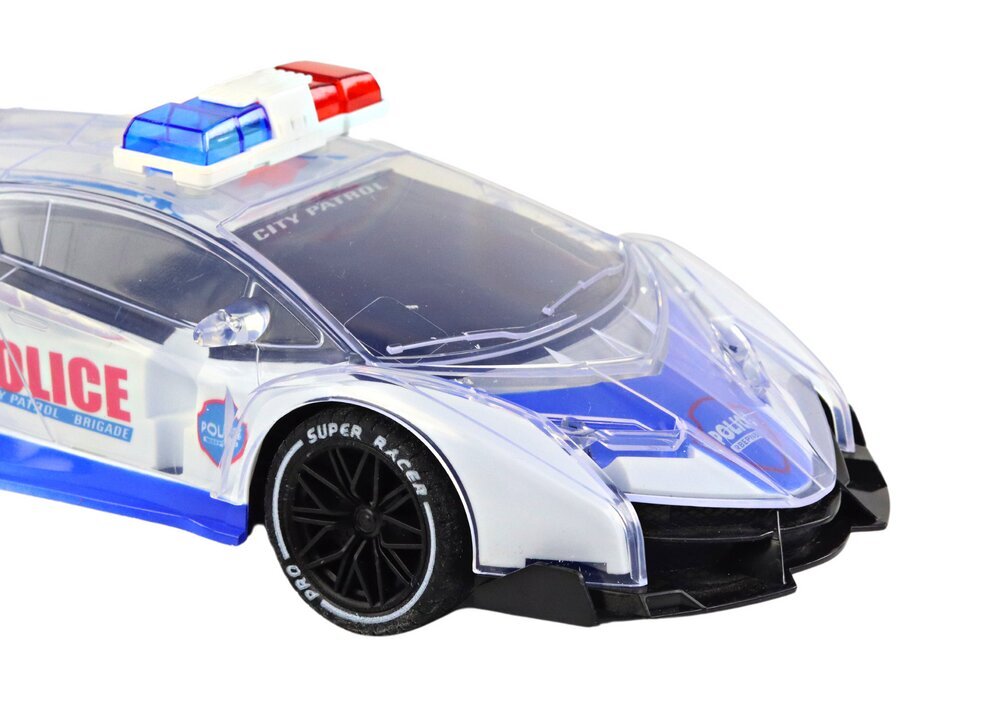Nuotoliniu būdu valdomas policijos automobilis Lean Toys 1:16 kaina ir informacija | Žaislai berniukams | pigu.lt