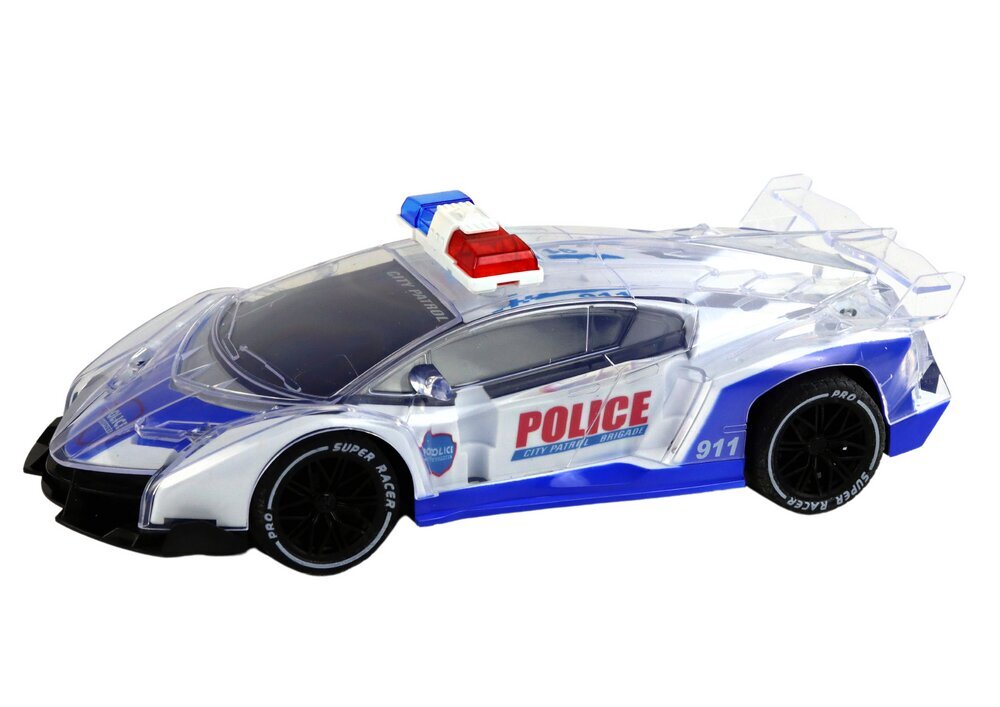 Nuotoliniu būdu valdomas policijos automobilis Lean Toys 1:16 цена и информация | Žaislai berniukams | pigu.lt