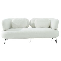 Sofa Peppo 2-Seater White 182cm цена и информация | Диваны | pigu.lt