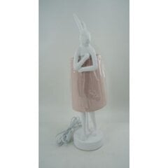 Table Lamp Animal Rabbit White/Rose 50cm цена и информация | Настольные светильники | pigu.lt