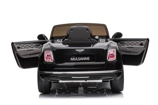 Vienvietis vaikiškas elektromobilis Aosom Bentley Mulsanne, juodas kaina ir informacija | Elektromobiliai vaikams | pigu.lt