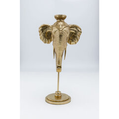 Candle Holder Elephant Head Gold 49cm цена и информация | Подсвечники, свечи | pigu.lt