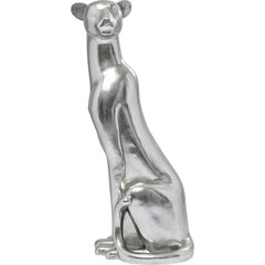 Декоративная фигура Sitting Leopard Silver 150cм цена и информация | Детали интерьера | pigu.lt