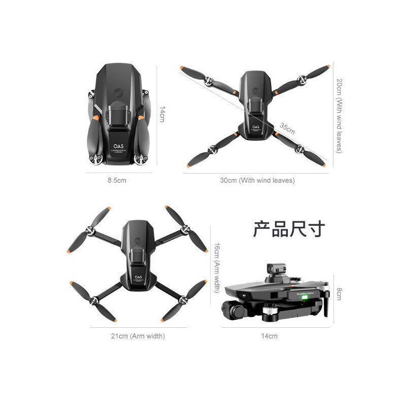 RG101 MAX GPS Dronas 6K kaina ir informacija | Dronai | pigu.lt