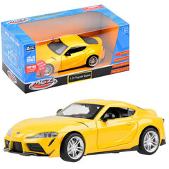 Metalinis automobilis - Toyota GR Supra, geltonas kaina ir informacija | Žaislai berniukams | pigu.lt