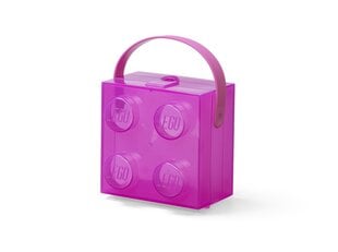 Lego dėžutė, violetinė kaina ir informacija | Daiktadėžės | pigu.lt