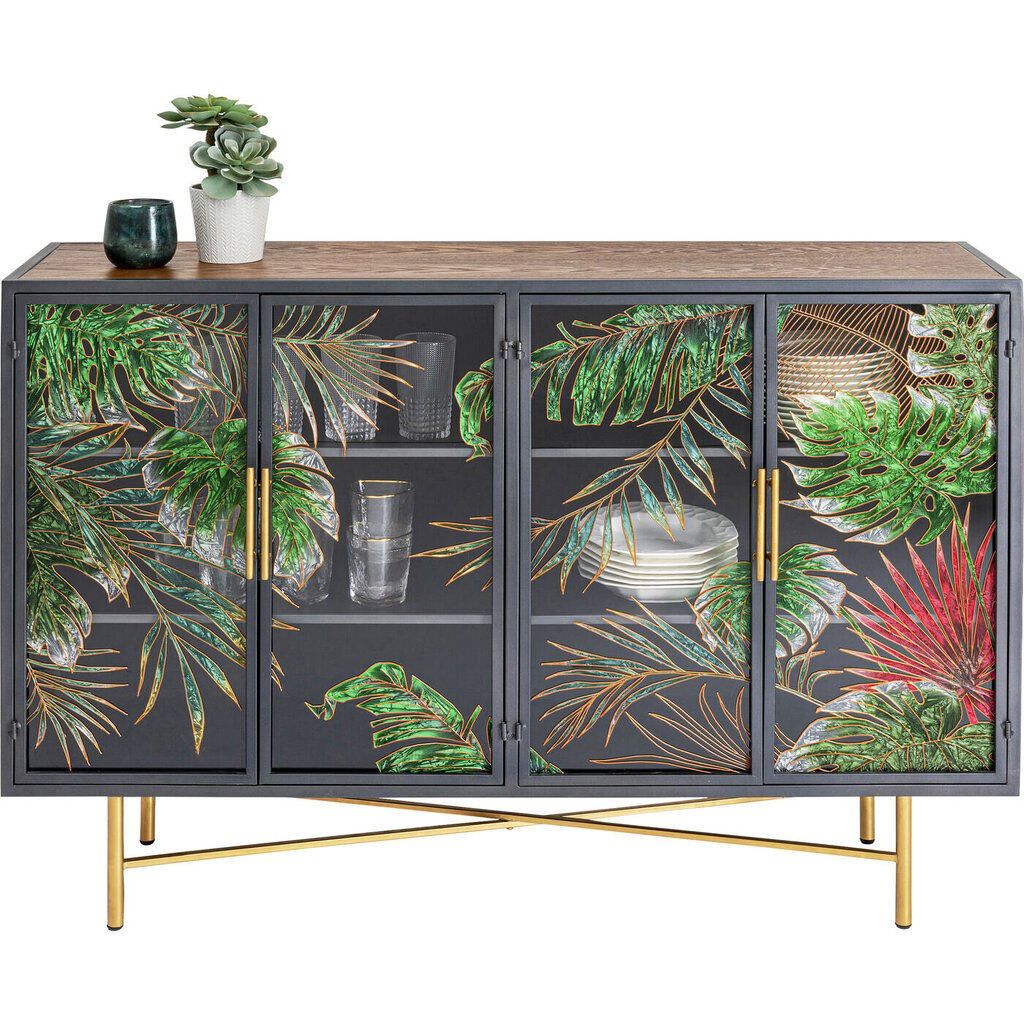 Komoda Kare Design Jungle, 135x38x95 cm, įvairių spalvų kaina ir informacija | Komodos | pigu.lt