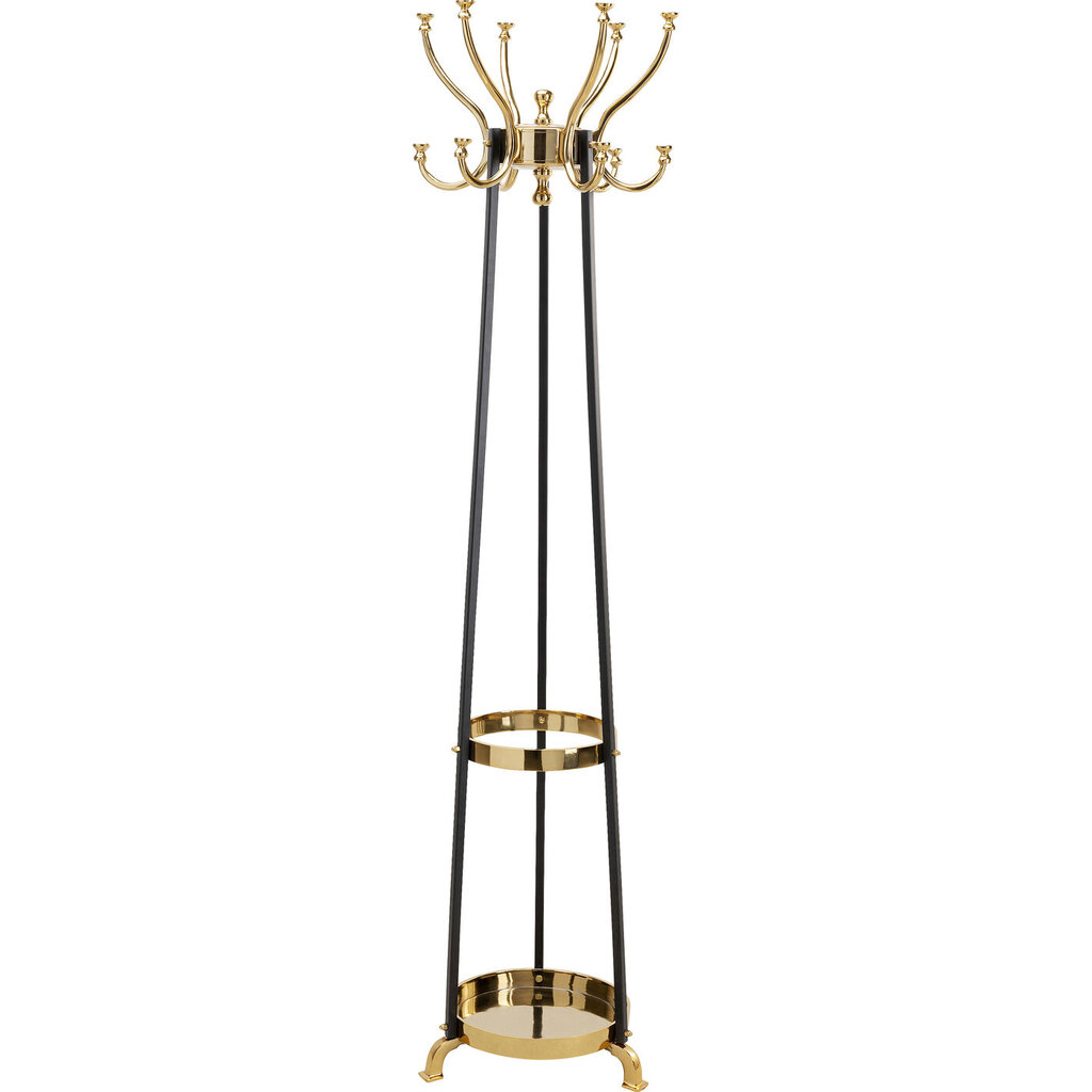 Drabužių kabykla Luna, 166cm, ruda kaina ir informacija | Drabužių kabyklos | pigu.lt